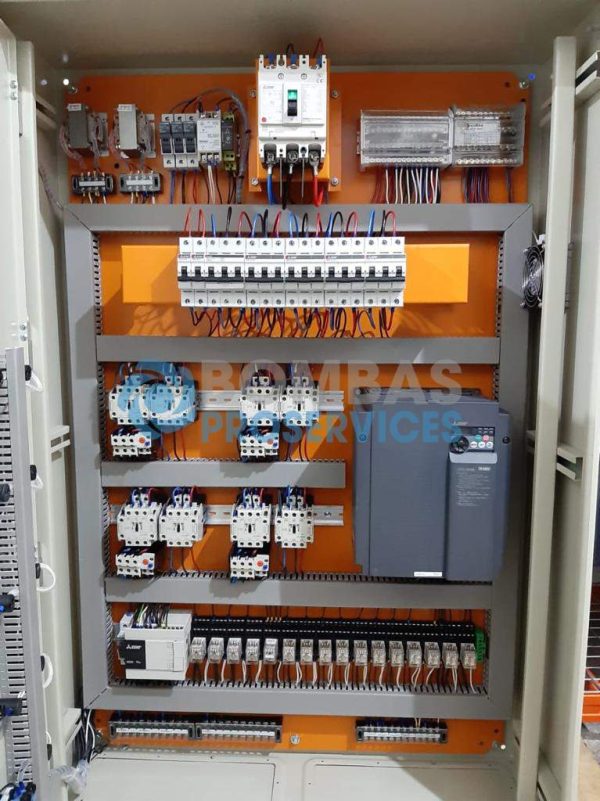 Tablero electrico con variador de fecuencia 5 bombas hasta 5,5HP